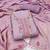 Levender jaam cotton handwork dress material with dupatta