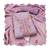 Levender jaam cotton handwork dress material with dupatta