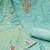 Sea green jaam cotton handwork dress material with dupatta