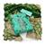 Sea green modal banarasi jacquard weaving dress material with dupatta