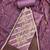Purple simmer modal cotton weaving dress material with dupatta