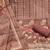 Brown simmer cotton silk embroidery dress material with dupatta