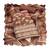Brown simmer cotton silk embroidery dress material with dupatta