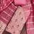 Pink fandy silk sequins dress material with dupatta