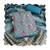 Blue fandy silk sequins dress material with dupatta