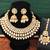 Elegant kundan bridal choker necklace, jhumka earrings & maang tikka | pearl beaded beautiful indian wedding jewelry