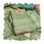Sea green simmer cotton silk embroidery dress material with dupatta