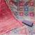 Multi viscose organza sequins dress material with dupatta