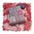 Multi viscose organza sequins dress material with dupatta