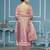 Purple viscose organza weaving dress material with dupatta
