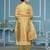 Olive green viscose organza weaving dress material with dupatta
