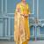 Yellow modal cotton weaving dress material with dupatta