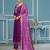 Voilet modal cotton weaving dress material with dupatta