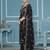 Black jaam cotton handwork dress material with dupatta