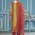 Multi simmer handwork dress material with dupatta