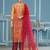 Multi simmer handwork dress material with dupatta