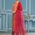 Multi simmer handwork dress material with dupatta