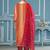 Multi simmer handwork dress material with dupatta