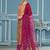 Multi simmer handwork dress material with dupatta