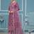 Purple roman cotton silk sequins dress material with dupatta