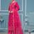 Pink roman cotton silk sequins dress material with dupatta