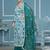 Multi organza banarasi handwork dress material with dupatta