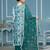 Multi organza banarasi handwork dress material with dupatta