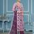 Multi organza banarasi handwork dress material with dupatta