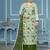 Multi organza banarasi handwork dress material with dupatta