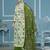 Multi organza banarasi handwork dress material with dupatta