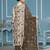 Multi organza banarasi handwork dress material with dupatta