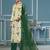 Multi viscose banarasi handwork dress material with dupatta