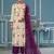 Multi viscose banarasi handwork dress material with dupatta