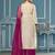 Multi viscose banarasi handwork dress material with dupatta
