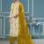 Multi viscose banarasi handwork dress material with dupatta