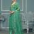 Light green viscose organza sequins dress material with dupatta