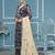 Black banarasi viscose weaving dress material with dupatta