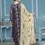 Black banarasi viscose weaving dress material with dupatta