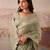  Soft Jimmychoo silk blend with Beautiful sequins embroidery Saree With Blouse Set