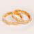 Gold plated kundan  bangles