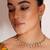 Gold plated kundan necklace set