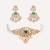 Gold plated kundan choker necklace set