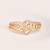 Gold plated kundan bracelet