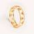 Gold plated red stone kundan bangles