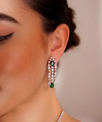 Silver plated necklace set 4