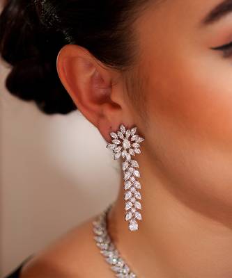 Silver plated necklace set 4