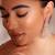 Silver plated dangler earrings