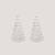 Silver plated dangler earrings