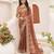 Fendy Chiffon fabric with embroidery sequence cut work lace