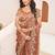 Fendy Chiffon fabric with embroidery sequence cut work lace